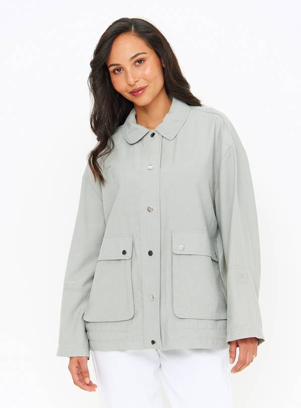 Grey Lightweight Utility Jacket 10