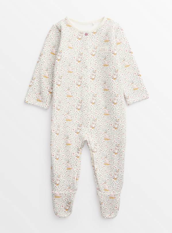 Jemima Puddle-Duck Printed  Fleece Lined Sleepsuit 6-9 months