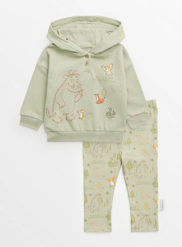 Gruffalo Green Hoodie & Leggings 3-6 months