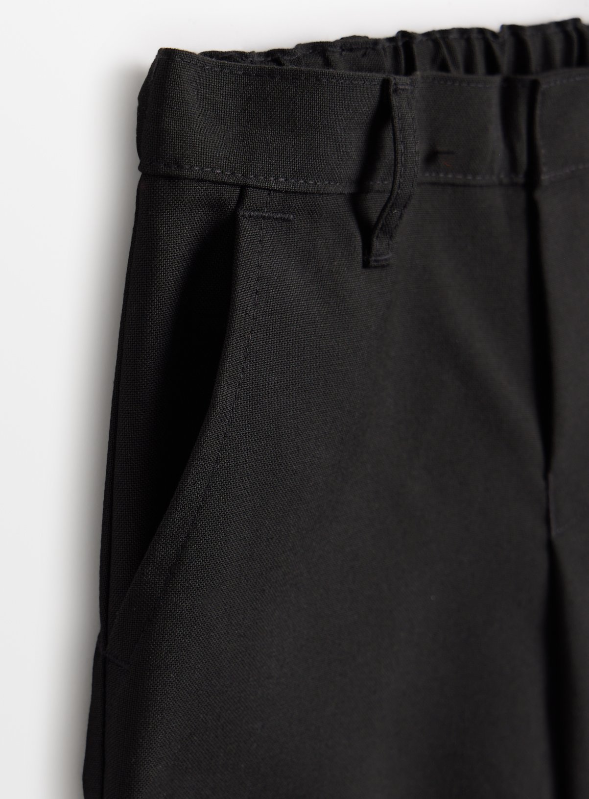 Black Reinforced Knee Extendable Hem Trousers 2 Pack 10 years - Image 2 thumbnail