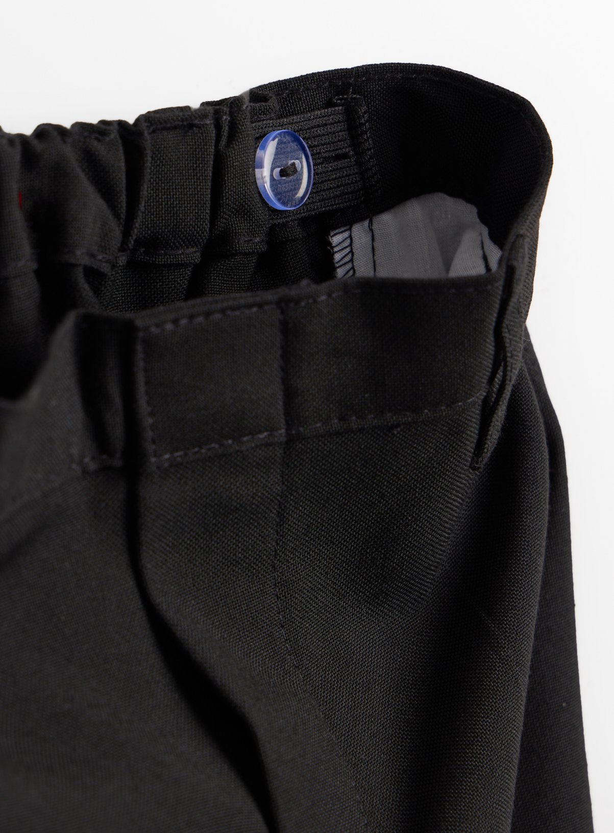 Black Reinforced Knee Extendable Hem Trousers 2 Pack 10 years - Image 4 thumbnail