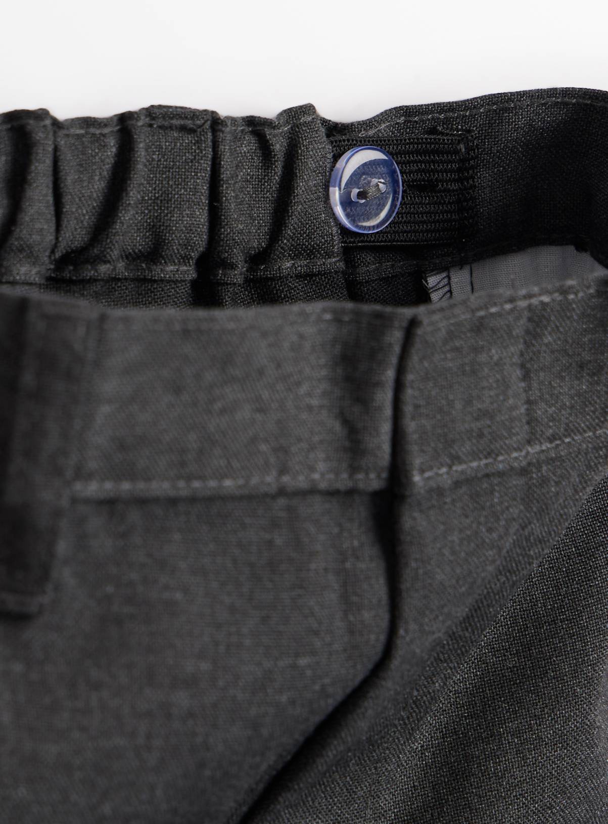 2 Pack 'Dress with Ease' Grey Trousers with Reinforced Knees & Extendable Hems 9 years - Image 3