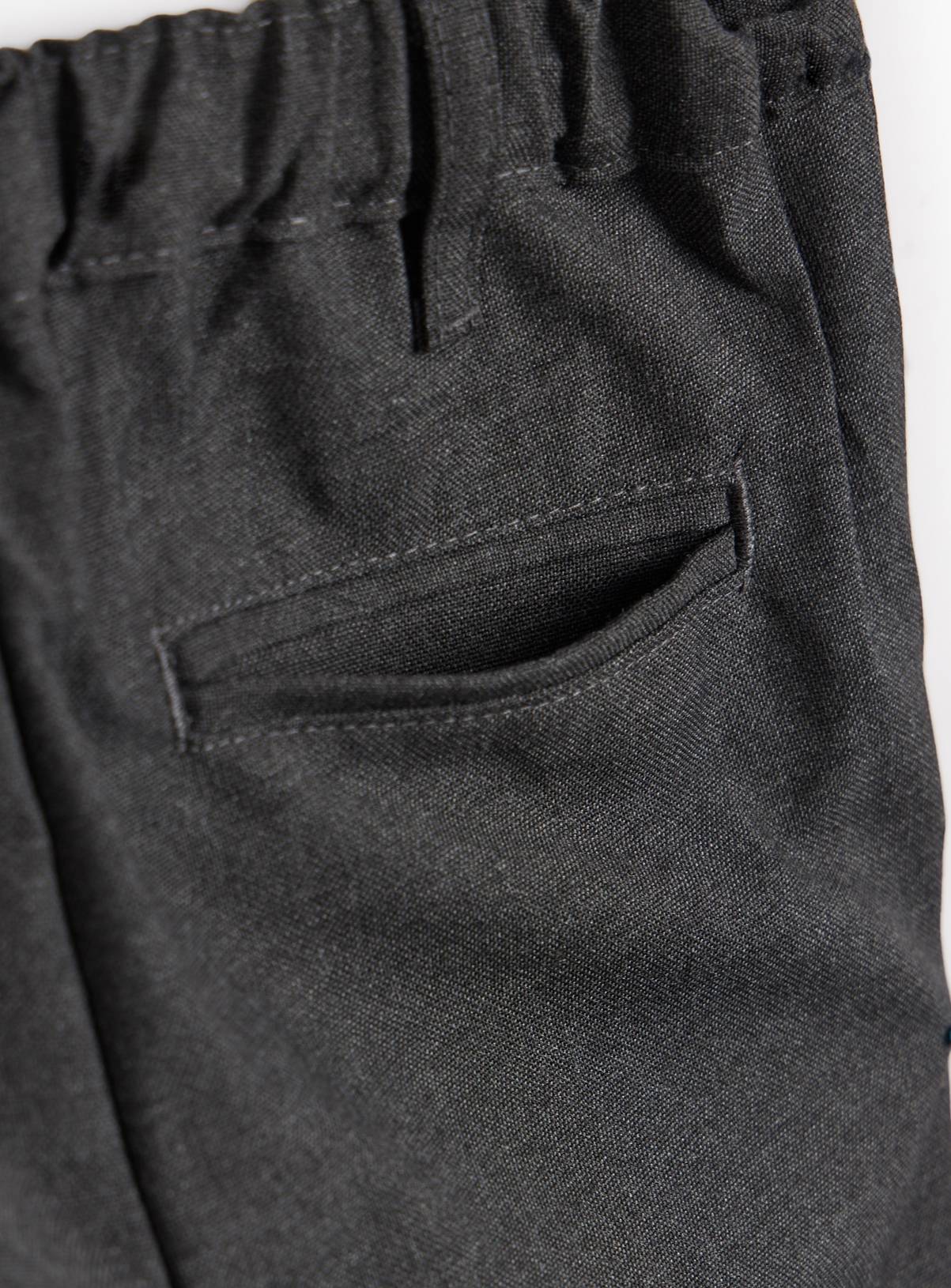 2 Pack 'Dress with Ease' Grey Trousers with Reinforced Knees & Extendable Hems 9 years - Image 4