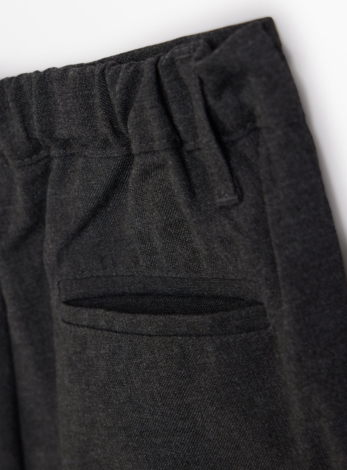 4 Pack Grey Trousers with Reinforced Knees & Extendable Hems 8 years - Image 5 thumbnail