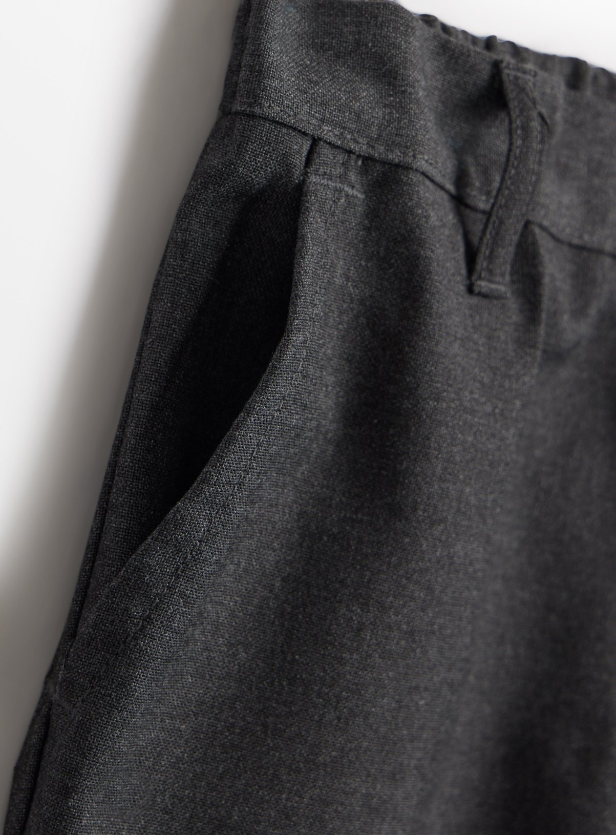 4 Pack Grey Trousers with Reinforced Knees & Extendable Hems 7 years - Image 3 thumbnail