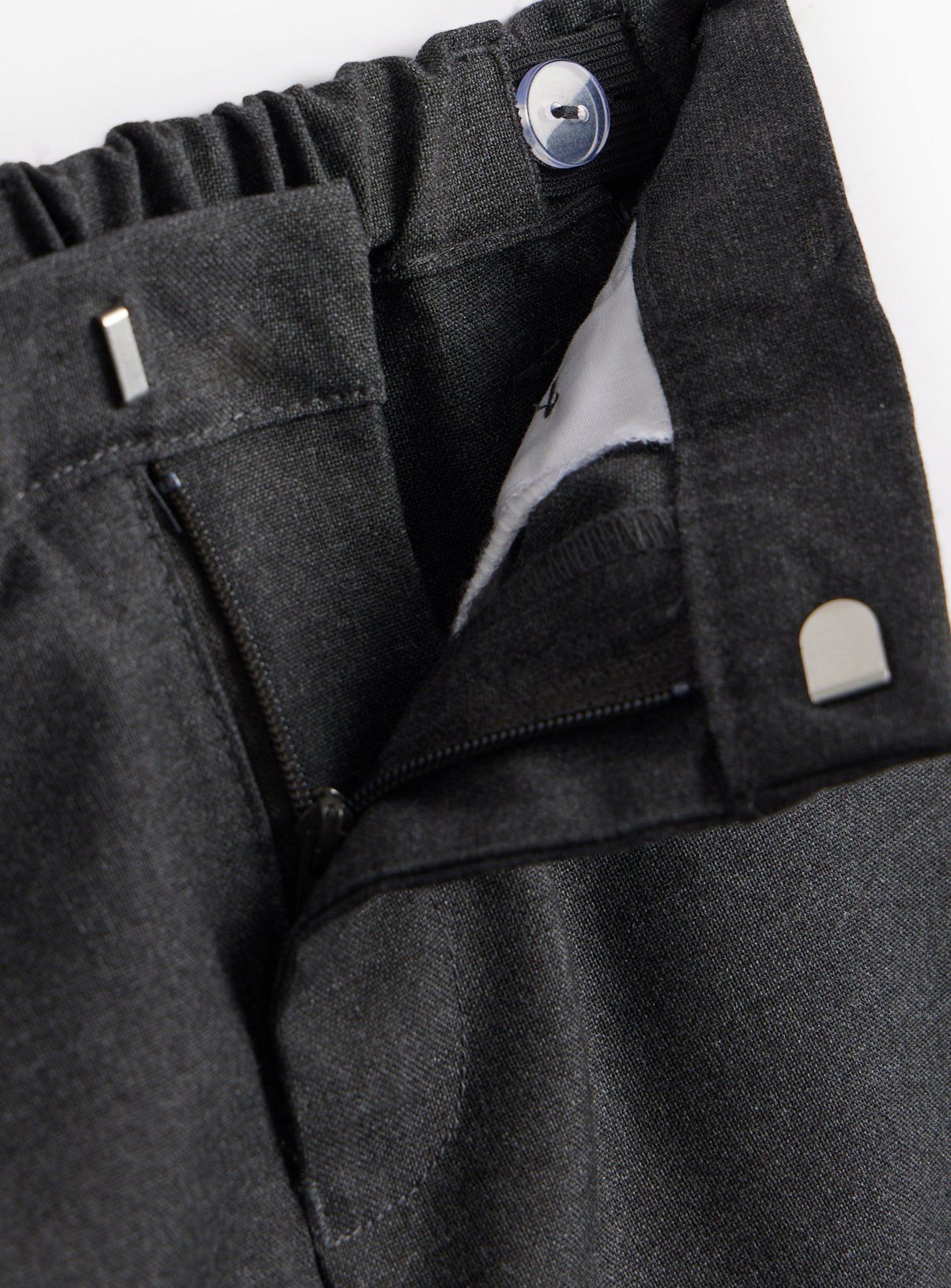 4 Pack Grey Trousers with Reinforced Knees & Extendable Hems 7 years - Image 4 thumbnail