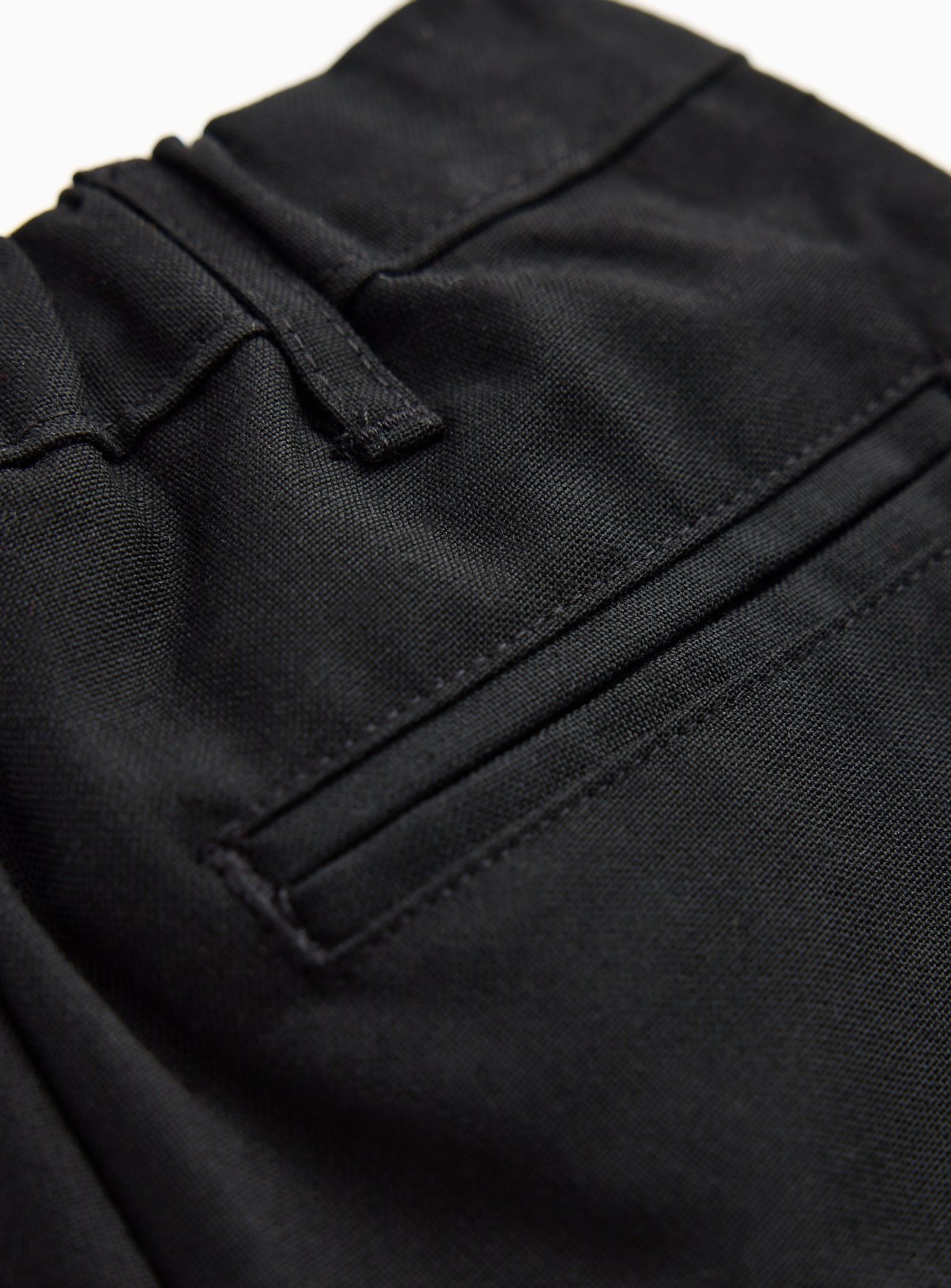 Black Woven Slim Fit Reinforced Knees Extendable Hem Trousers 4 Pack 12 years - Image 2 thumbnail