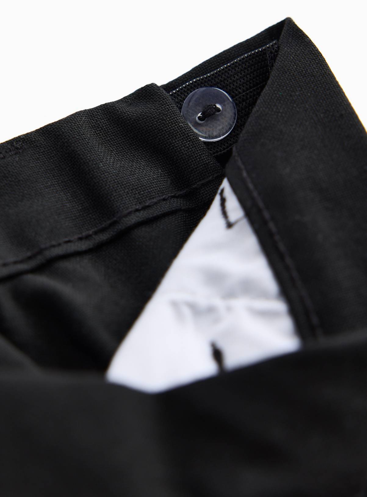 Black Woven Slim Fit Reinforced Knees Extendable Hem Trousers 4 Pack 12 years - Image 3