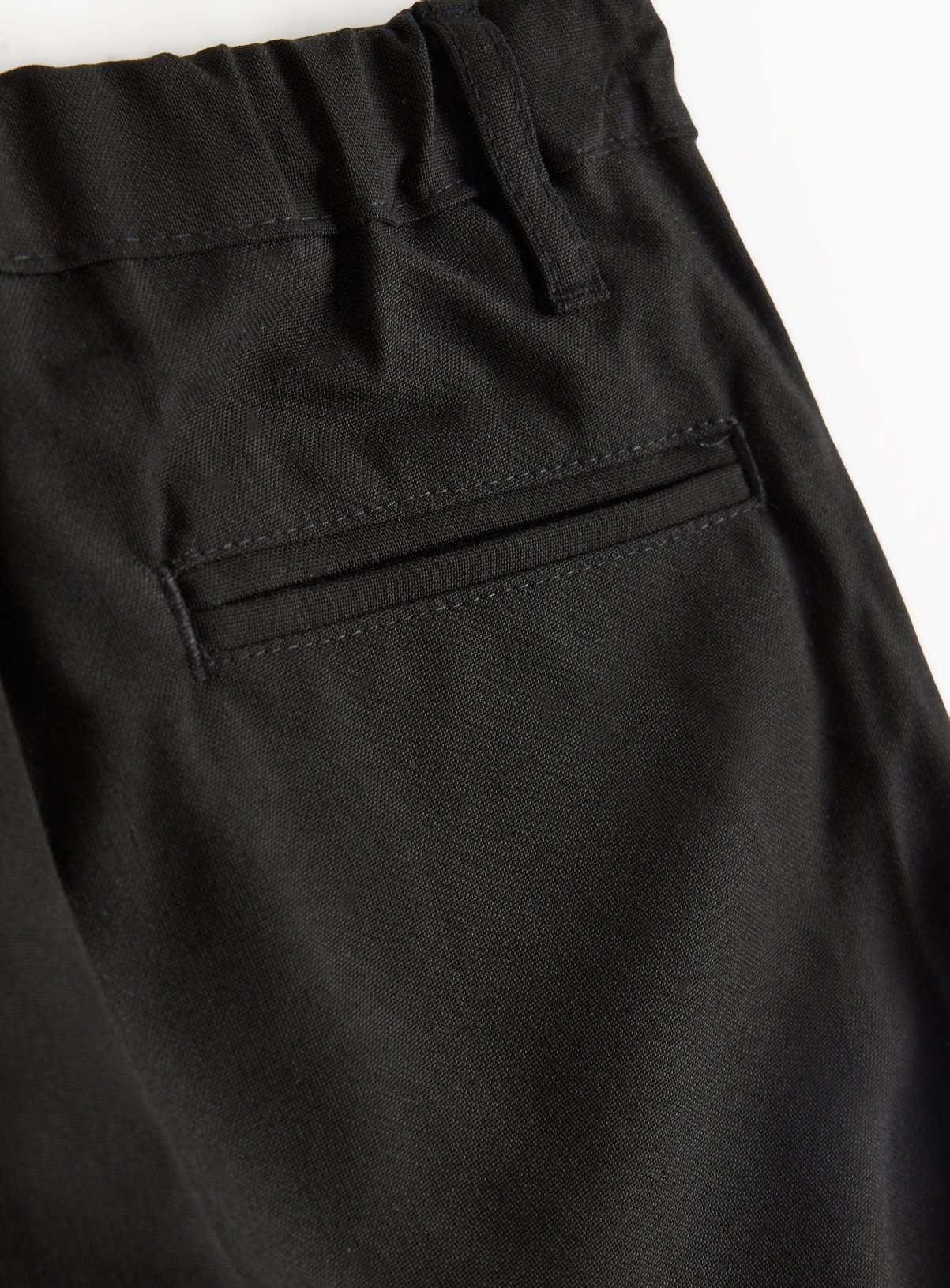 Black Woven Slim Fit Reinforced Knees Extendable Hem Trousers 4 Pack 12 years - Image 4 thumbnail