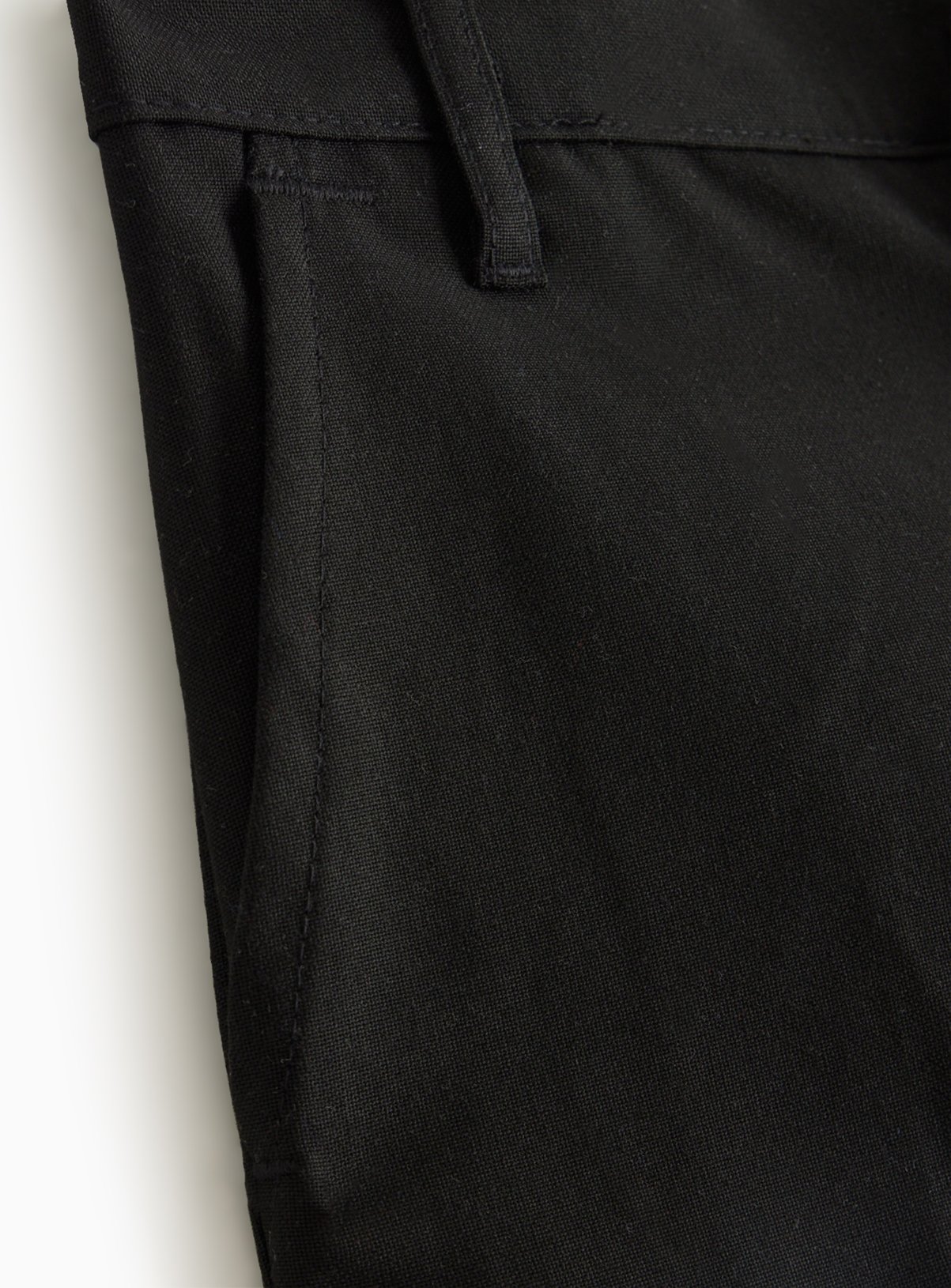 Black Woven Slim Fit Reinforced Knees Extendable Hem Trousers 4 Pack 12 years - Image 5 thumbnail