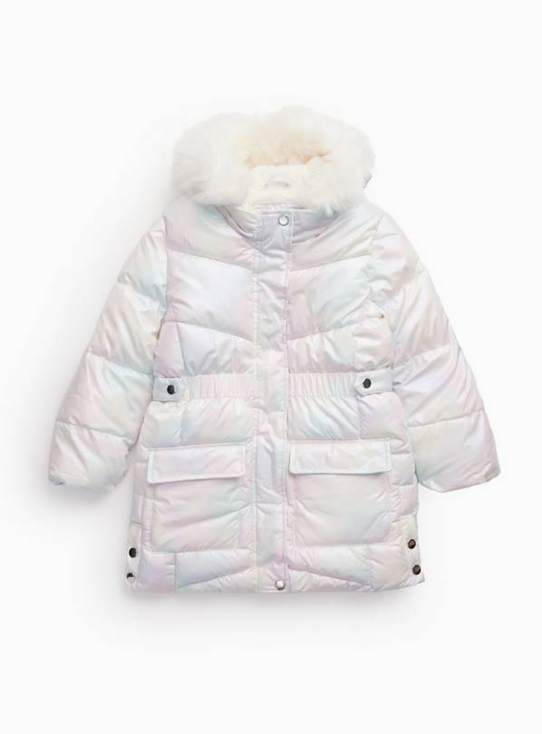 Winter Jacket Tu Clothing Girls Coats Teddy Coat Sainsburys
