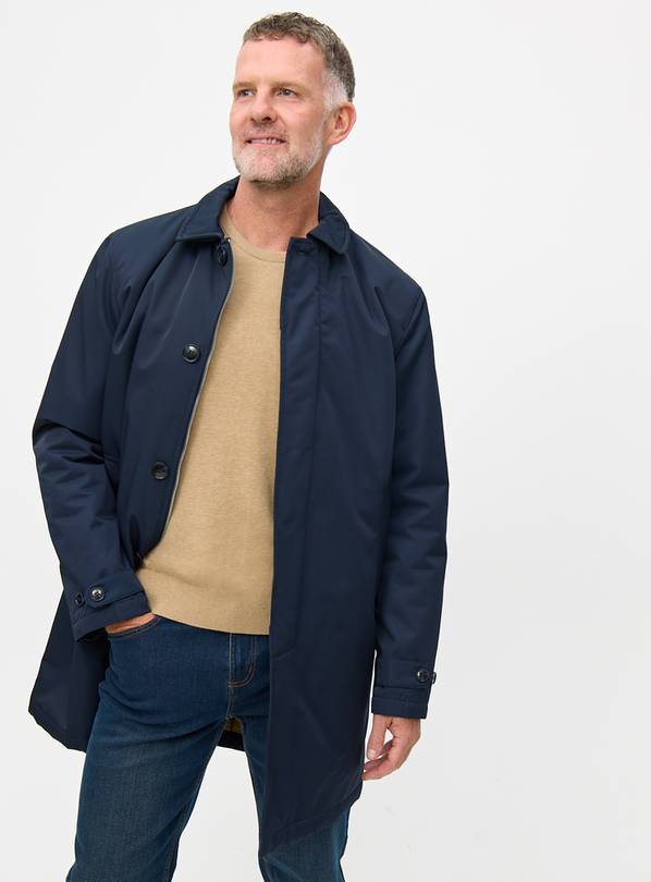 Navy Car Coat XXXL