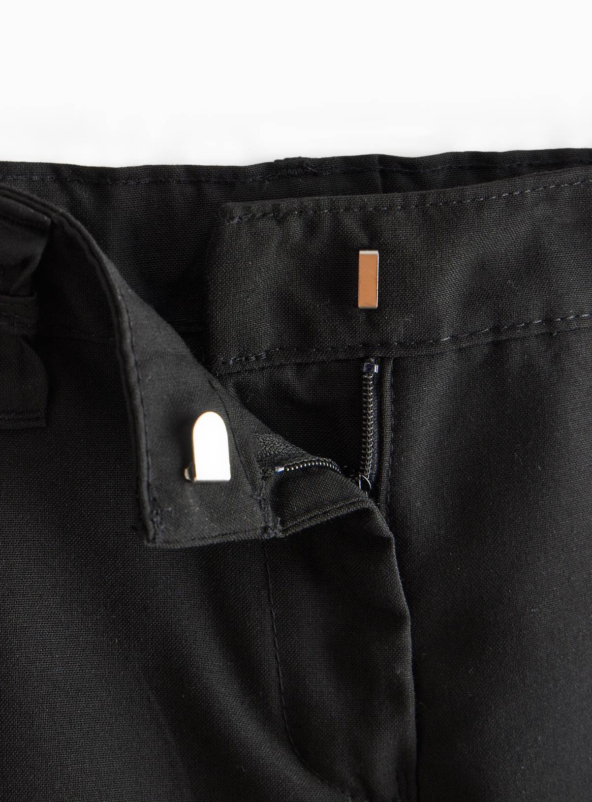 Black Bow Detail Reinforced Knee Trousers 2 Pack 5 years - Image 2