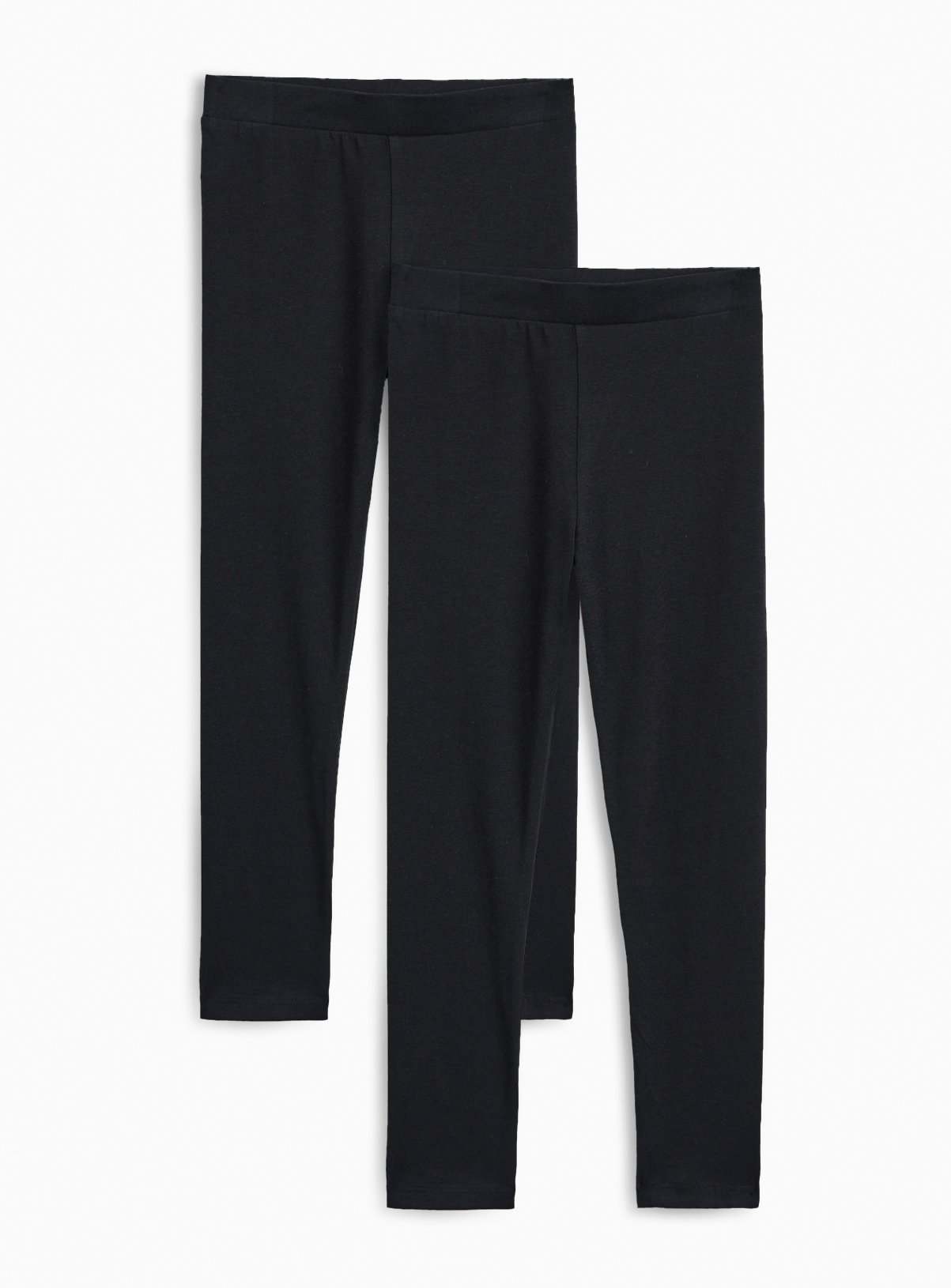 Black Black 2 Pack Leggings (6 Years) - Tu by Sainsbury's