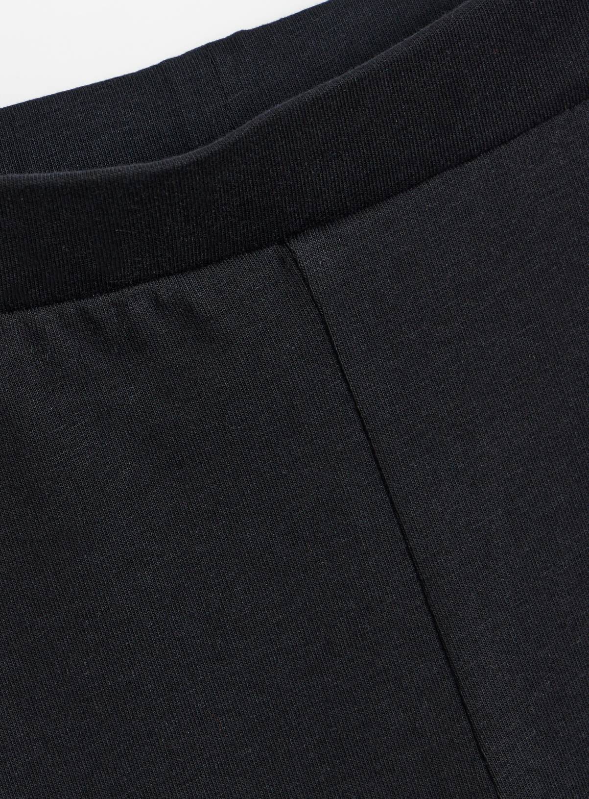 Black Cotton Rich Leggings 2 Pack 8 years - Image 3
