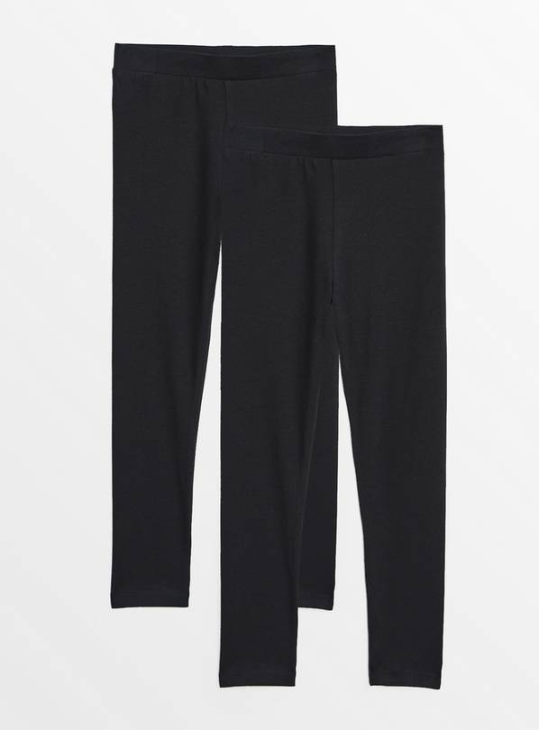 2 Pack Black Leggings 8 years