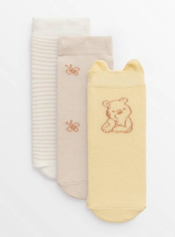 Disney Winnie The Pooh Socks 3 Pack 12-24 months