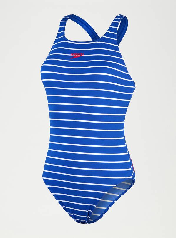 SPEEDO Womens Endurance+ Printed Medalist Swimsuit 8