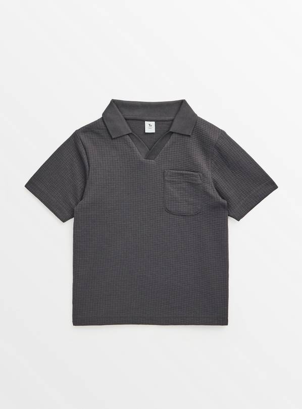 Charcoal Short Sleeve Shirt 1-2 years