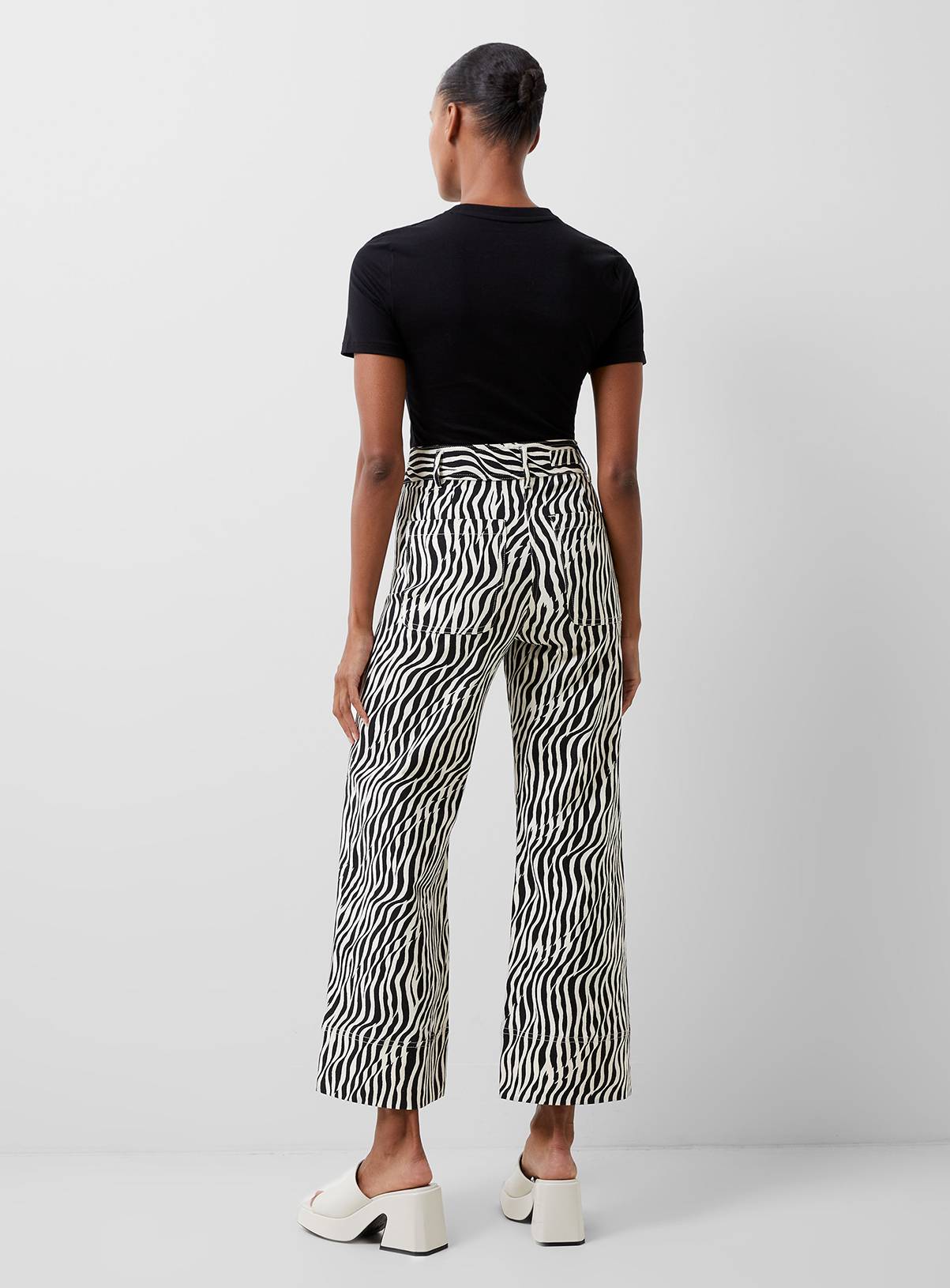 FRENCH CONNECTION Seine Atena Twill Trousers 8 - Image 3