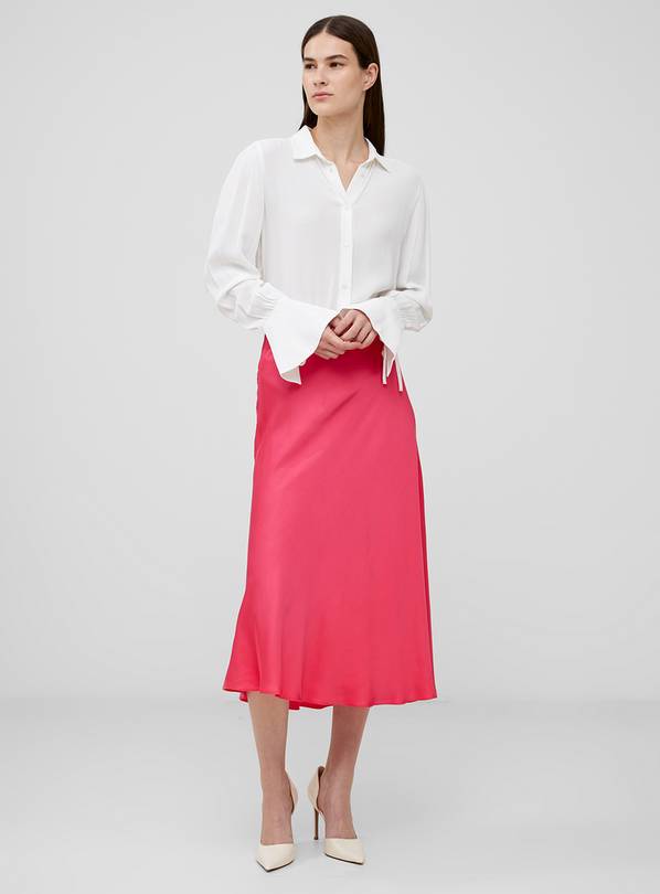 FRENCH CONNECTION Ennis Satin Midaxi Slip Skirt XL