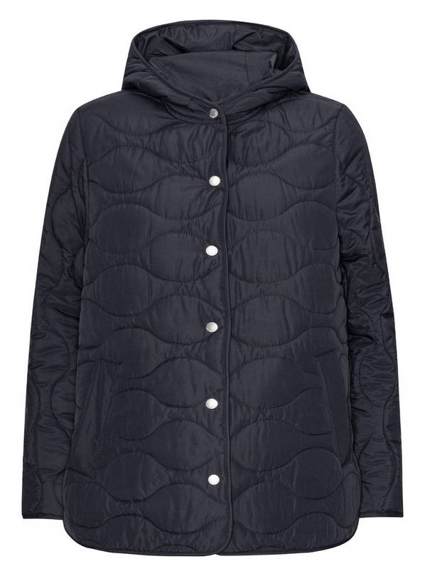 ILSE JACOBSEN Short Quilted Hooded Jacket 16
