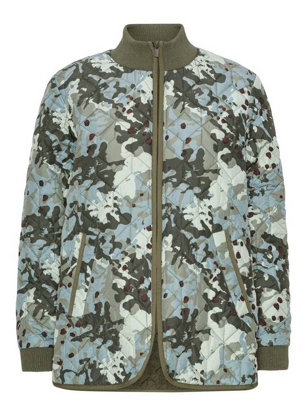 ILSE JACOBSEN Quilted Printed Jacket 18