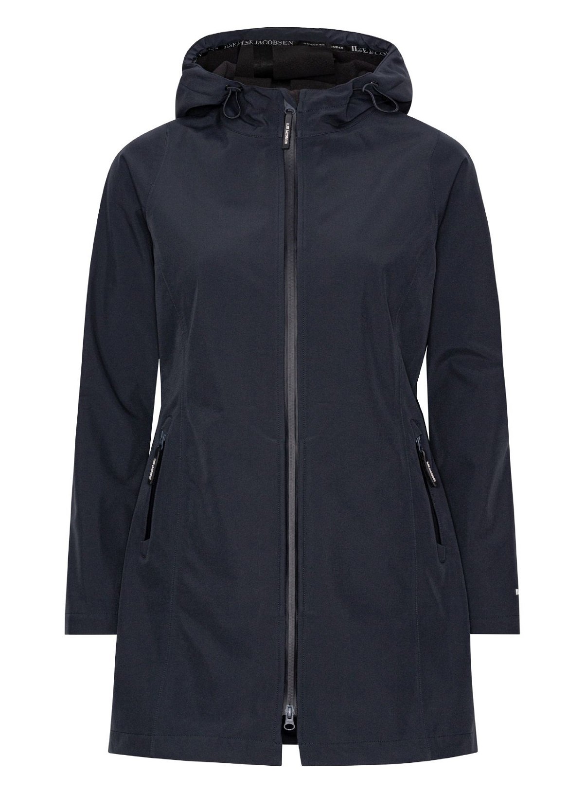 Indigo ILSE JACOBSEN Mid Length Softshell Coat