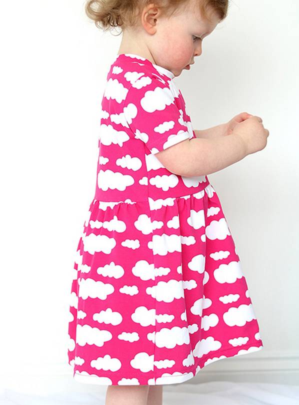 FRED & NOAH Pink Cloud Dress 1-2 Years