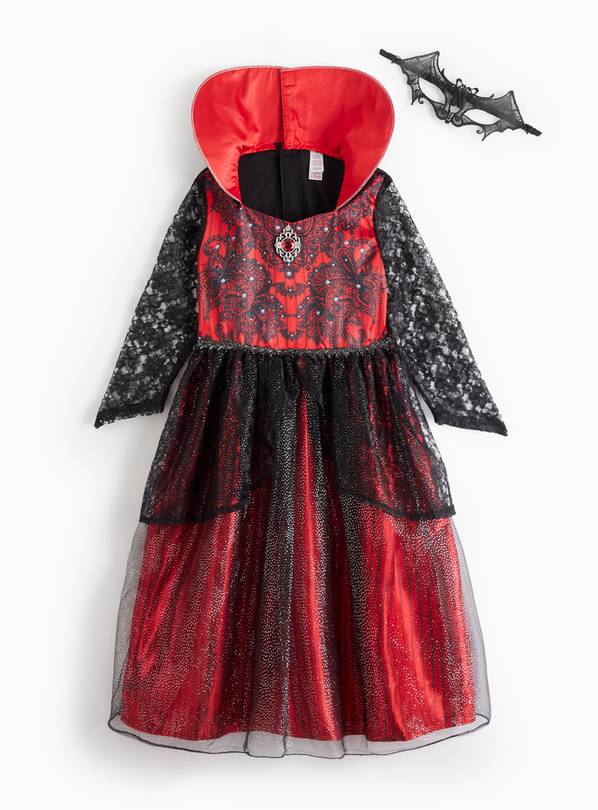 Halloween Vampiress Fancy Dress Costume 9-10 years