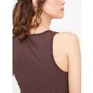 Buy Active Brown High Neck Cropped Top M