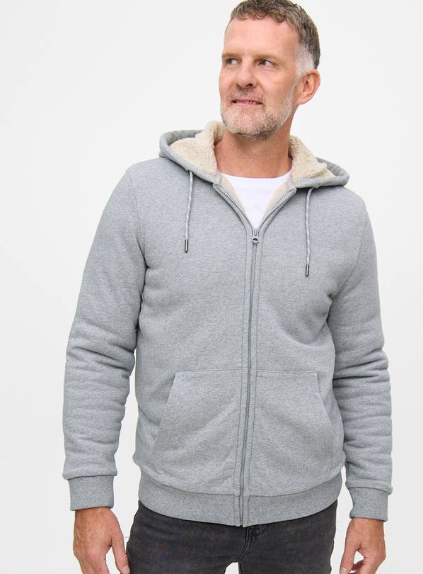 Borg zip up jumper hotsell