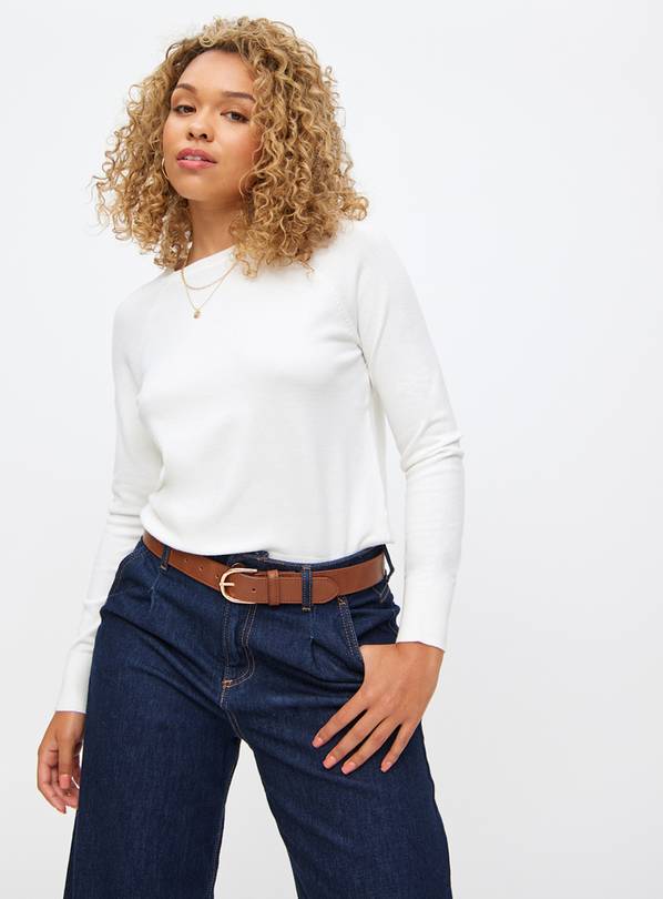 Cream Soft Touch Raglan Sleeve Jumper 18