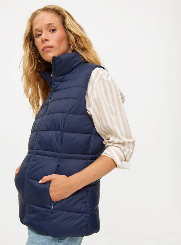 Navy Lightweight Padded Gilet XL