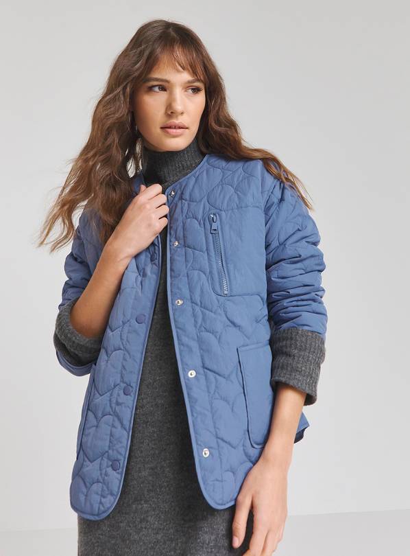 SIMPLY BE Heart Quilted Jacket 10