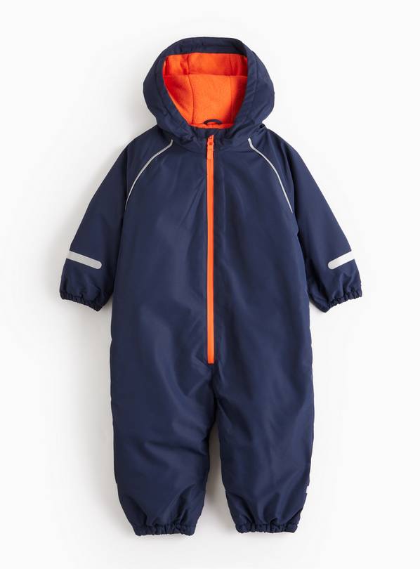 Navy & Orange Snowsuit 1-2 years