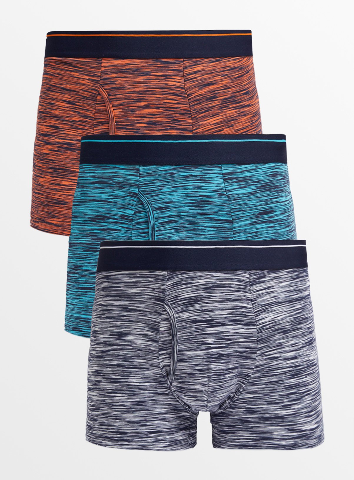 Space Dye Printed Trunks 3 Pack S