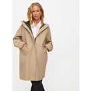 Buy Taupe Longline Rubberised Raincoat L Coats Tu