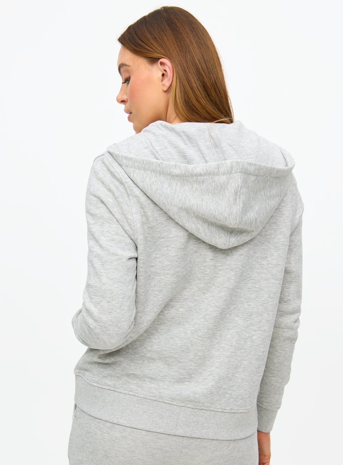 Grey Zip-Through Coord Hoodie S - Image 4 thumbnail