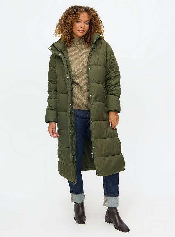 Khaki duvet coat online