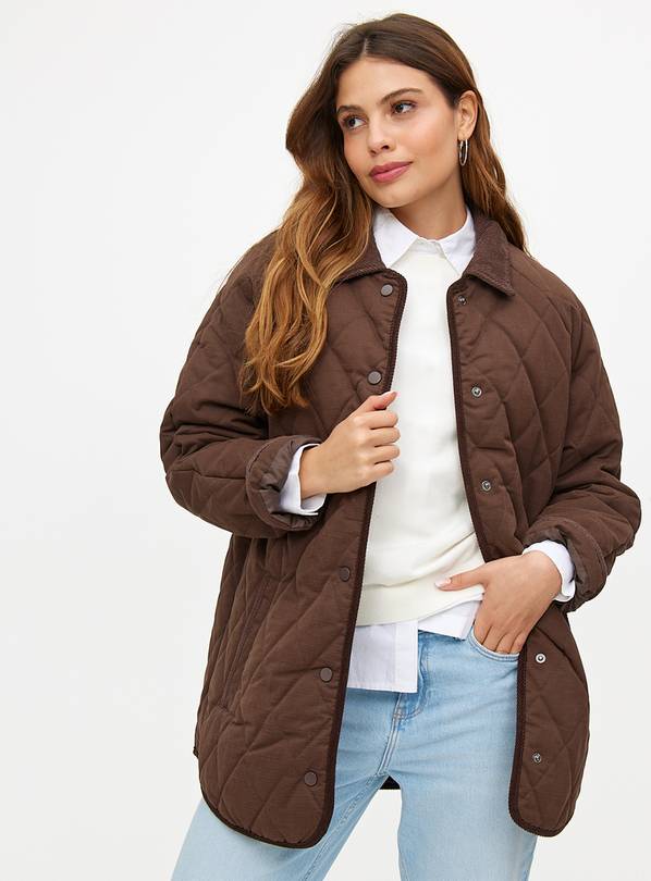 Brown Diamond Quilted Heritage Jacket 8