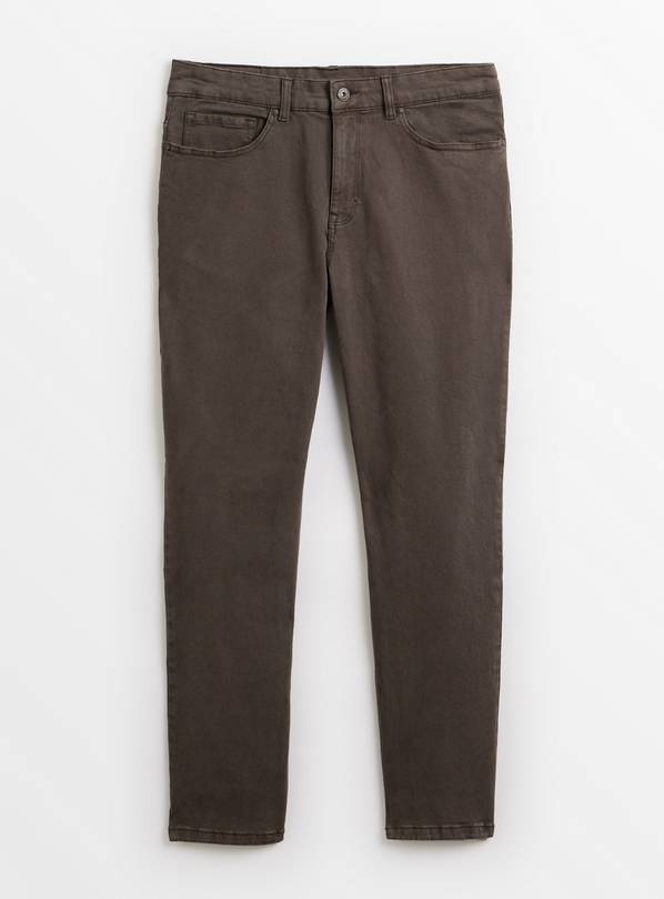 Brown Straight Leg Jeans  30R