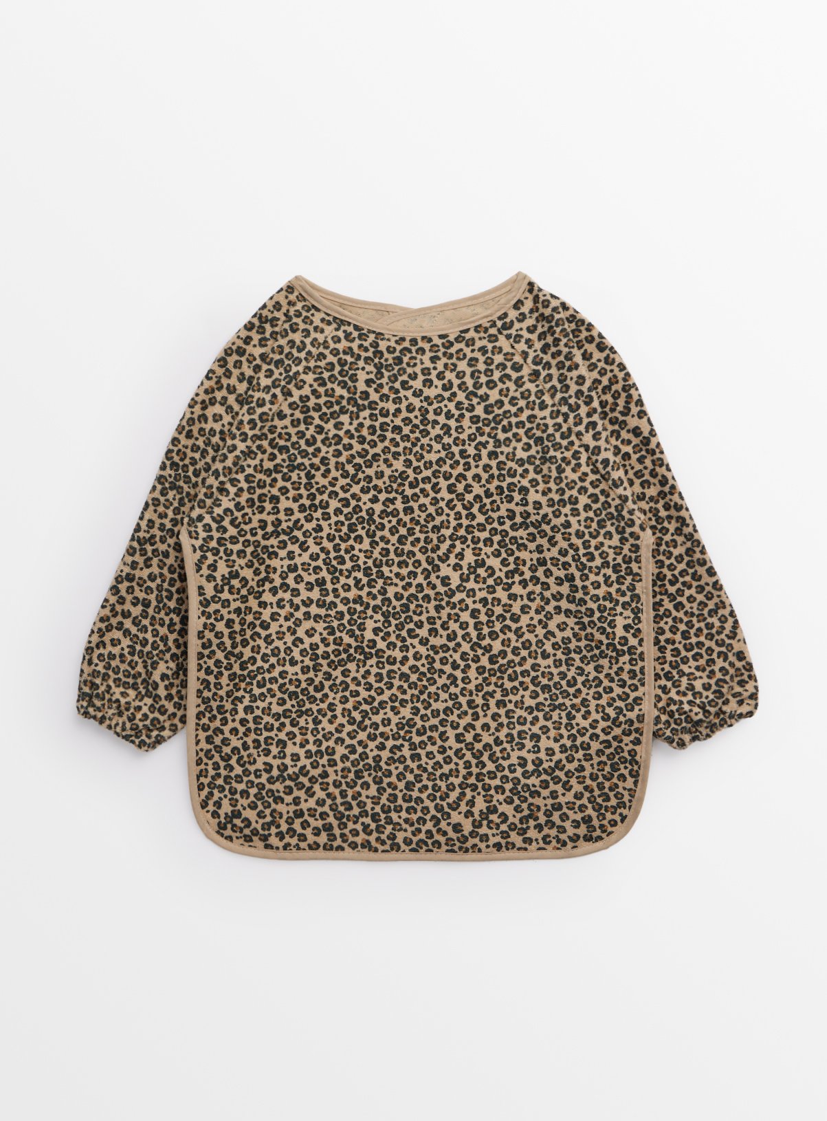 Brown Brown Leopard Print Long Sleeve Bib One Size - Tu by Sainsbury's
