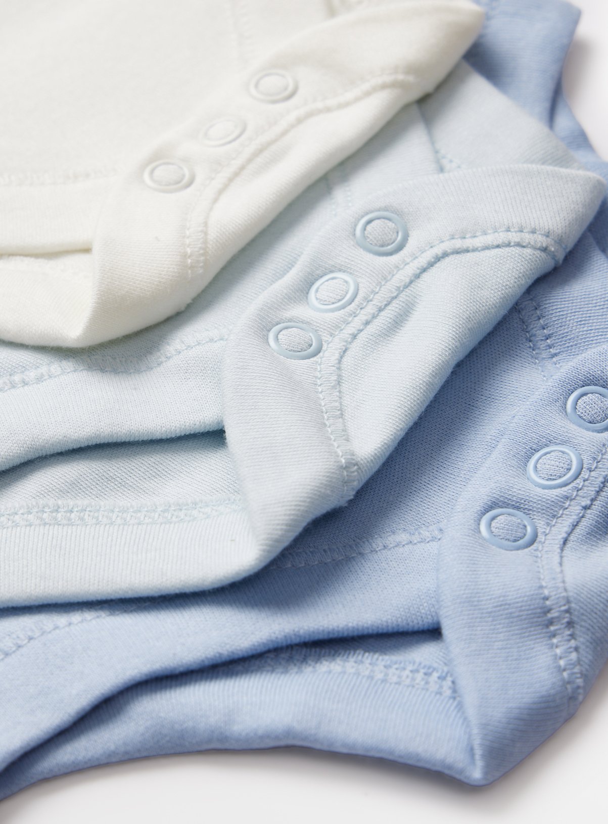 Blue & White Bodysuit 7 Pack Newborn - Image 2 thumbnail