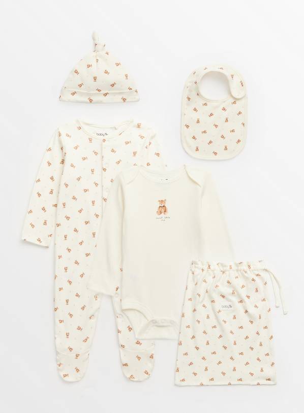 Teddy Bear 5 Piece Starter Set Up to 1 mth