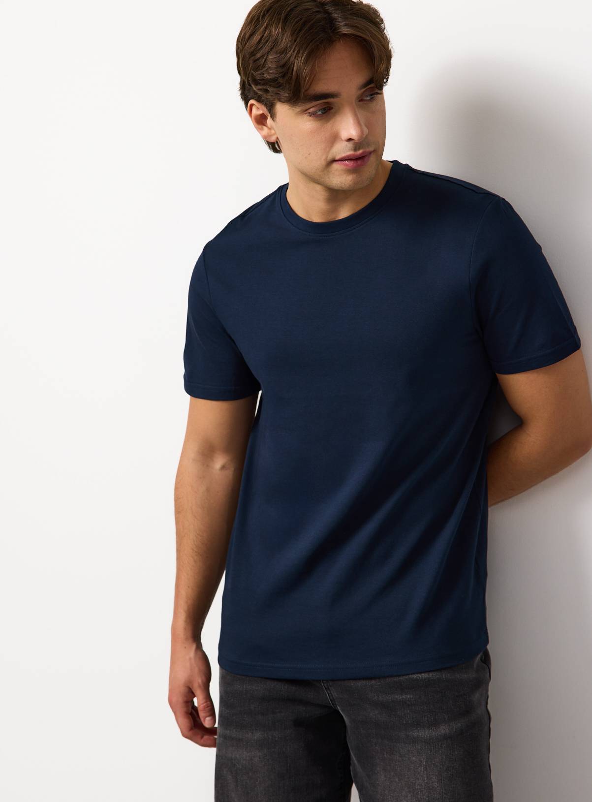 The Pure Cotton Tee - Navy XL - Image 1