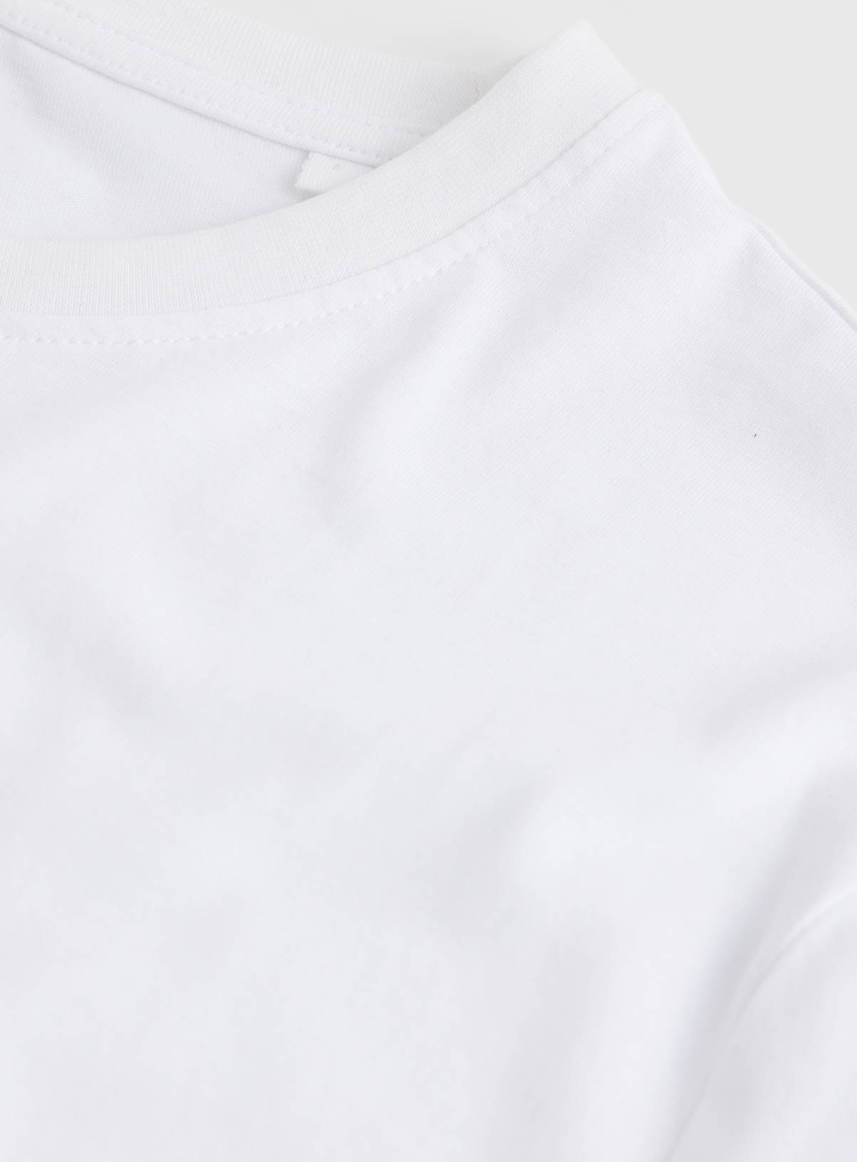 The Pure Cotton Tee - White XXXL - Image 4