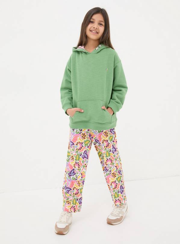 FATFACE Grow Flow Popover Hoodie 7-8 years