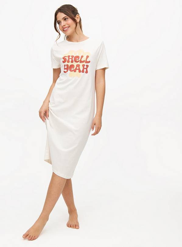 Shell Yeah Slogan Nightdress L