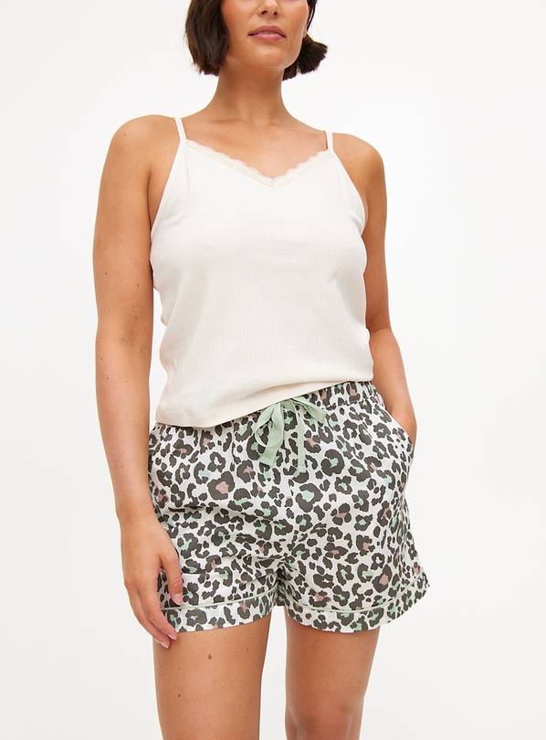 Leopard Print Pyjama Shorts 10